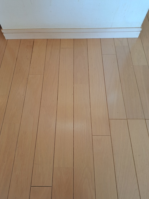 ダイニングワックス塗布後その１